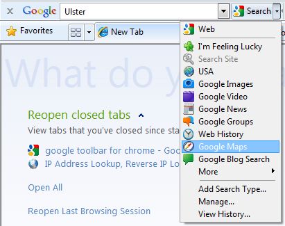 Google Toolbar Chrome